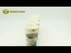 Tazas de papel de leche reciclables y personalizables para bebidas calientes