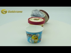 Copas de papel de helado de papel de calidad alimentaria Copas de papel reciclado de 3,5 onzas