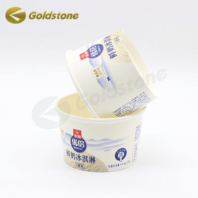 Biodegradable helados de papel tazas de papel personalizable tazas de papel Sundae 4 oz