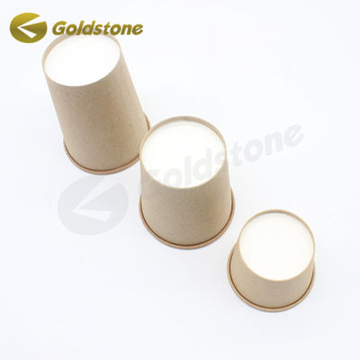 8 oz de taza de bebida fría tazas de papel de yogur de tamaño personalizado tazas de papel Kraft