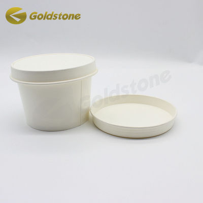 Prevención de la contaminación de las copas de helado de papel tapa de la copa de papel de cubierta reciclado
