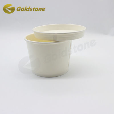 Copo desechable de calidad alimenticia con tapa de papel Copo de helado con tapa personalizado