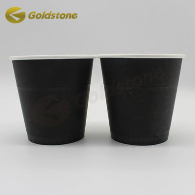 Tazas de papel personalizadas biodegradables Tazas de café de pared única para bebidas de café
