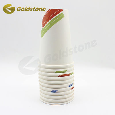 Copo de papel de leche resistente a fugas Pesos personalizables Copas de papel compostables