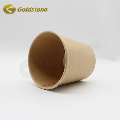 Tazas de papel de yogur laminado brillante para yogur con impresión de logotipo personalizado