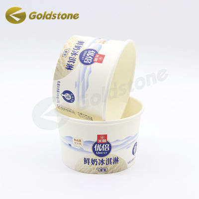 Copas de papel de helado de papel de calidad alimentaria Copas de papel reciclado de 3,5 onzas