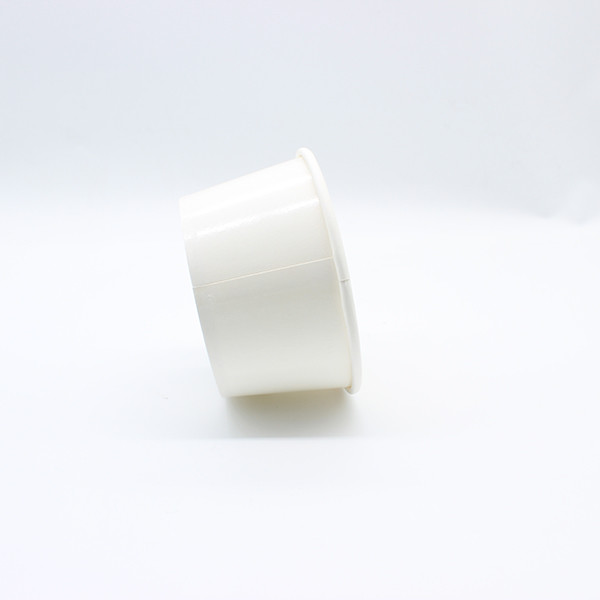 Cuencos de papel ecológicos de fondo cuadrado blanco Cuencos desechables blancos para sopa caliente 3