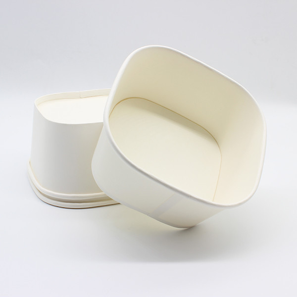 FDA Cuadrado Eco-amigable para llevar Contenedores de alimentos Personalización Embalaje de alimentos Cuadro de papel 1