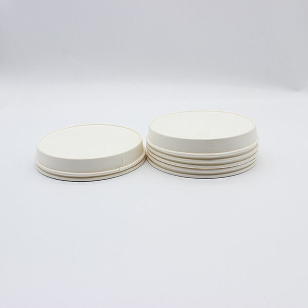 Copo desechable de calidad alimenticia con tapa de papel Copo de helado con tapa personalizado 0