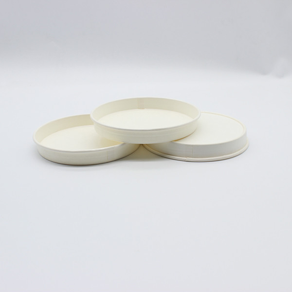 Copo desechable de calidad alimenticia con tapa de papel Copo de helado con tapa personalizado 2