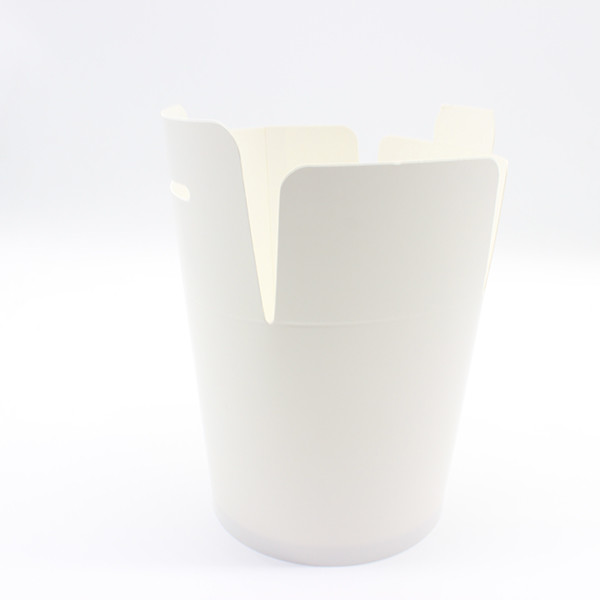 Capa de papel de copa de helado resistente a fugas Capa de copa desechable ajustada 0