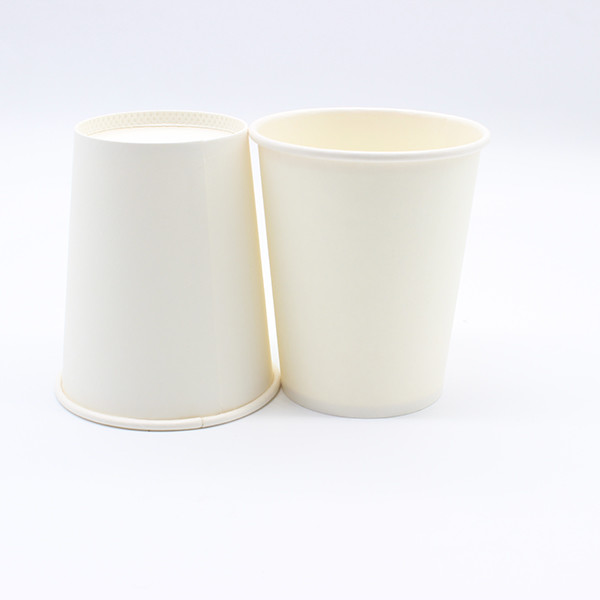 Taza de papel de té de leche minimalista de 16 oz Taza de papel para oficina Lugar de trabajo 0