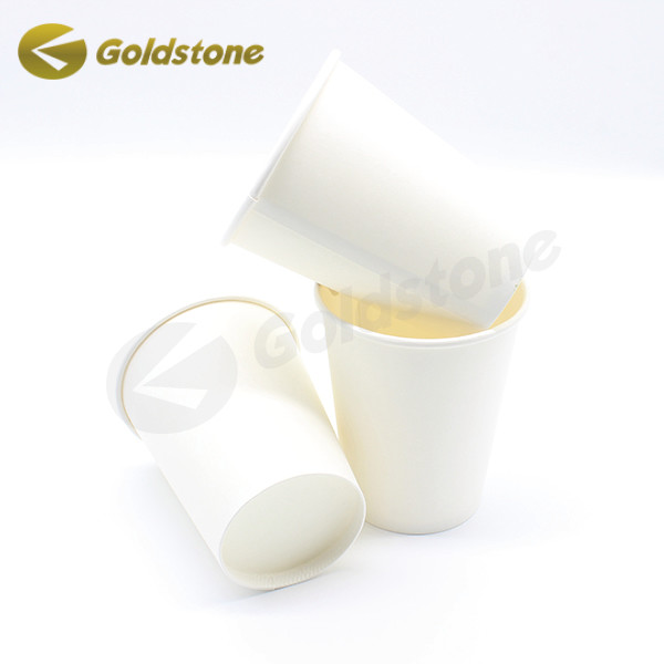 Tazas de papel sin plástico personalizables Tazas de papel desechables con tapas seguras 0