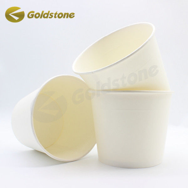 Comida helados tazas de papel tazas de papel marrón para alimentos calientes y fríos 0