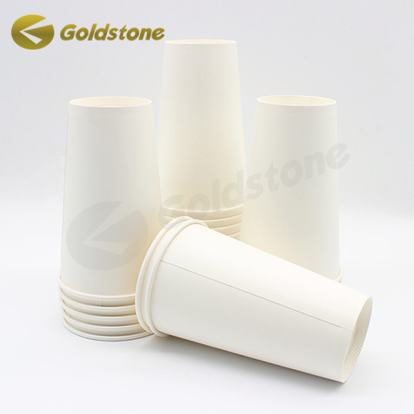 Tazas de papel biodegradables ecológicas personalizadas para bebidas de té con leche 0