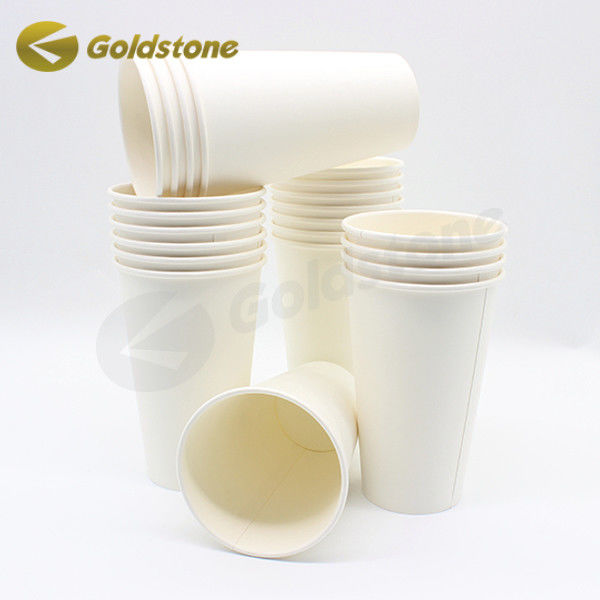 Tazas de papel de leche de marca personalizada Resistente al calor Tazas de papel compostables de 12 oz 2