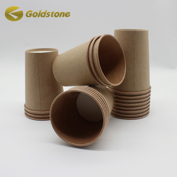 Tazas de papel de yogur recubiertas de PE redondo de uso único ODM de pared única para aislamiento de yogur 0